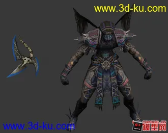 3D打印模型武侠风格怪物小集锦的图片