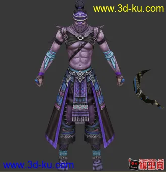 3D打印模型武侠风格怪物小集锦的图片