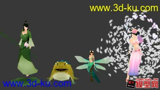 3D打印模型武侠风格怪物小集锦的图片