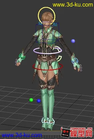 3D打印模型武侠风格美女小集锦的图片