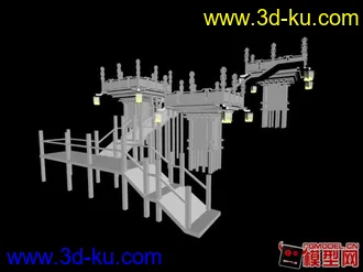 3D打印模型新流星升剑录的一个小场景部件的图片