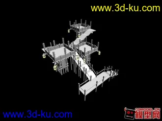3D打印模型新流星升剑录的一个小场景部件的图片