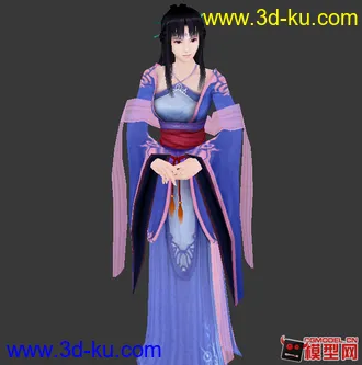 3D打印模型一些古代武侠风格的人物的图片