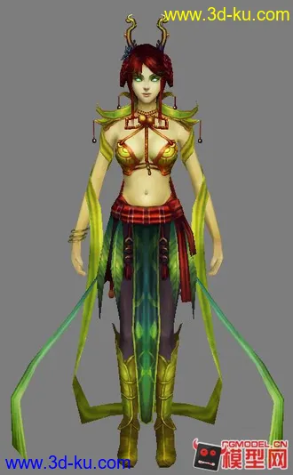 3D打印模型一些古代武侠风格的人物的图片