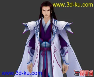 3D打印模型一些古代武侠风格的人物的图片