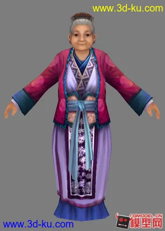 3D打印模型一些古代武侠风格的人物的图片