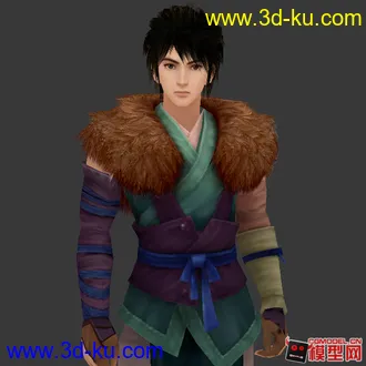 3D打印模型一些古代武侠风格的人物的图片