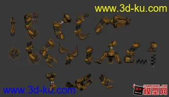3D打印模型机械小聚会的图片