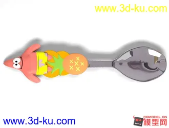 3D打印模型派大星勺子的图片