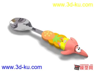 3D打印模型派大星勺子的图片