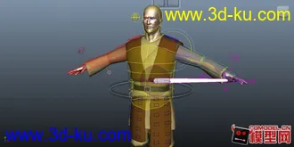 3D打印模型带绑定 大叔的图片