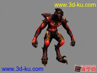 3D打印模型一些写实风格怪物的图片