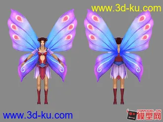 蝶妖3D模型，非常棒的模型的图片