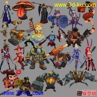 首发 第一弹 《300英雄》游戏，个人整理的现有全部人物模型,的图片