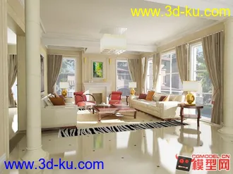 室内欧式精美模型的图片