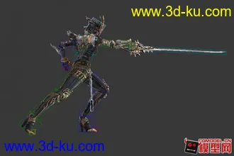 3D打印模型女剑士的图片