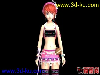 3D打印模型写实风格美女们的图片