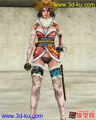 3D打印模型写实风格美女们的图片