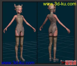 3D打印模型写实风格美女们的图片