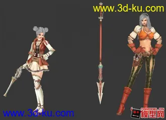3D打印模型写实风格美女们的图片