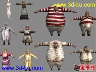 3D打印模型写实风格美女们的图片