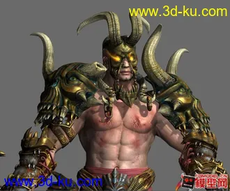 3D打印模型后现代写实风格猛男们的图片