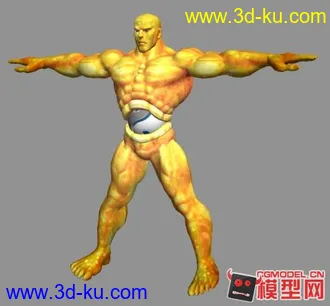 3D打印模型后现代写实风格猛男们的图片