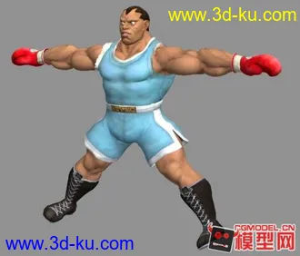 3D打印模型后现代写实风格猛男们的图片