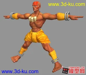 3D打印模型后现代写实风格猛男们的图片