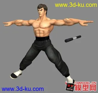 3D打印模型后现代写实风格猛男们的图片