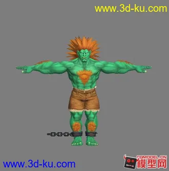 3D打印模型后现代写实风格猛男们的图片
