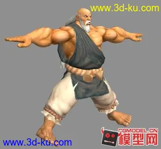 3D打印模型后现代写实风格猛男们的图片