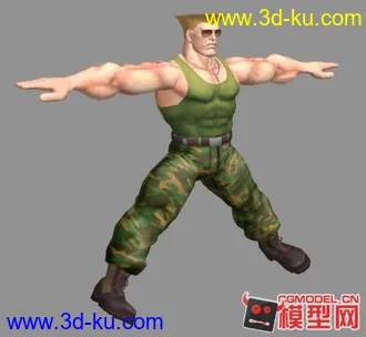 3D打印模型后现代写实风格猛男们的图片