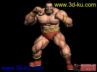3D打印模型后现代写实风格猛男们的图片