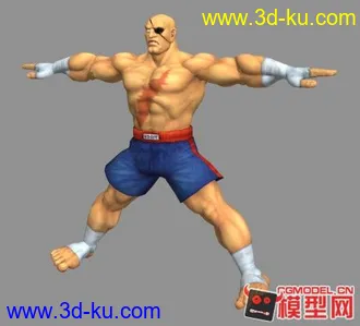 3D打印模型后现代写实风格猛男们的图片