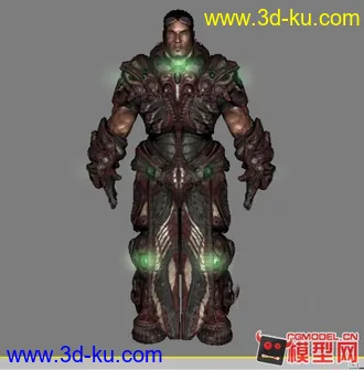 3D打印模型后现代写实风格猛男们的图片