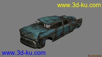 3D打印模型一套大室内废墟场面，超级经典，带贴图的图片