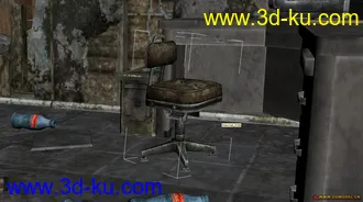 3D打印模型一套大室内废墟场面，超级经典，带贴图的图片
