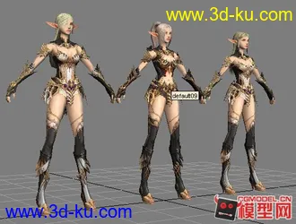 3D打印模型一群古老写实风格美女的图片