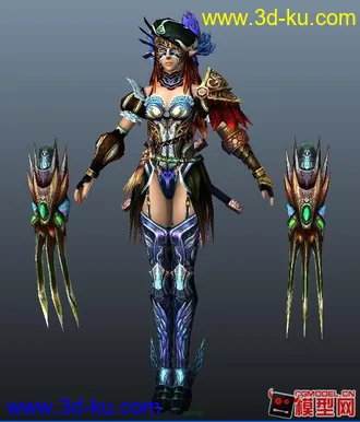3D打印模型一群古老写实风格美女的图片