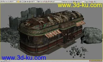 3D打印模型血腥的餐厅 估计是孙2娘开的的图片