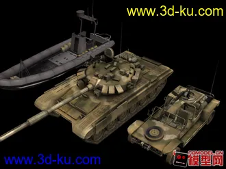 3D打印模型军事车船小集锦的图片
