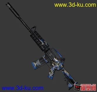 3D打印模型一些军事枪械的图片