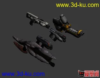 3D打印模型一些军事枪械的图片