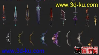 3D打印模型军事冷兵器小集锦的图片