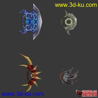 3D打印模型军事冷兵器小集锦的图片