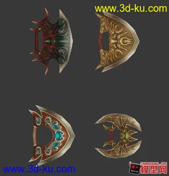 3D打印模型军事冷兵器小集锦的图片