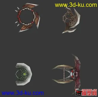 3D打印模型军事冷兵器小集锦的图片