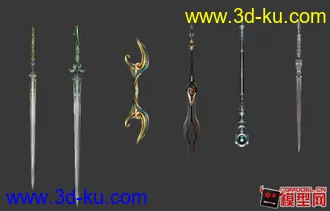 3D打印模型军事冷兵器小集锦的图片