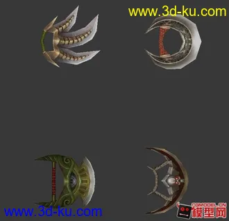 3D打印模型军事冷兵器小集锦的图片